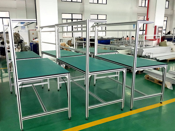 鋁型材流水線工作臺的設計 鋁型材流水線工作臺的設計